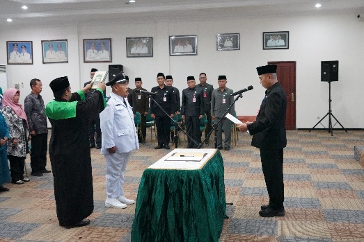 Pelantikan Penjabat Kepala Desa Yosowilangun Kidul