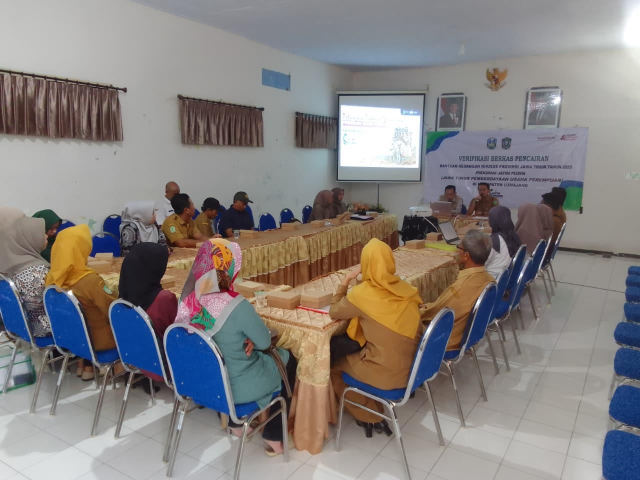 DPMD Lumajang Pacu Percepatan Pencairan BKK Jatim Puspa 2025