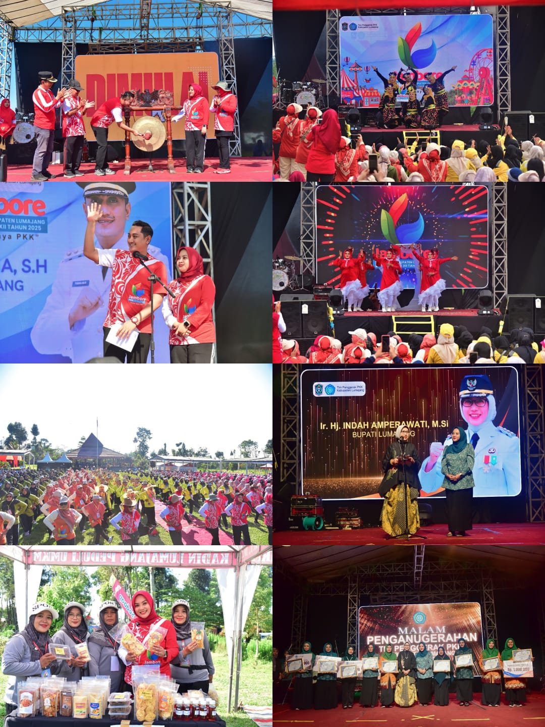Jambore PKK Kabupaten Lumajang Tahun 2025 Resmi Dibuka Wakil Bupati