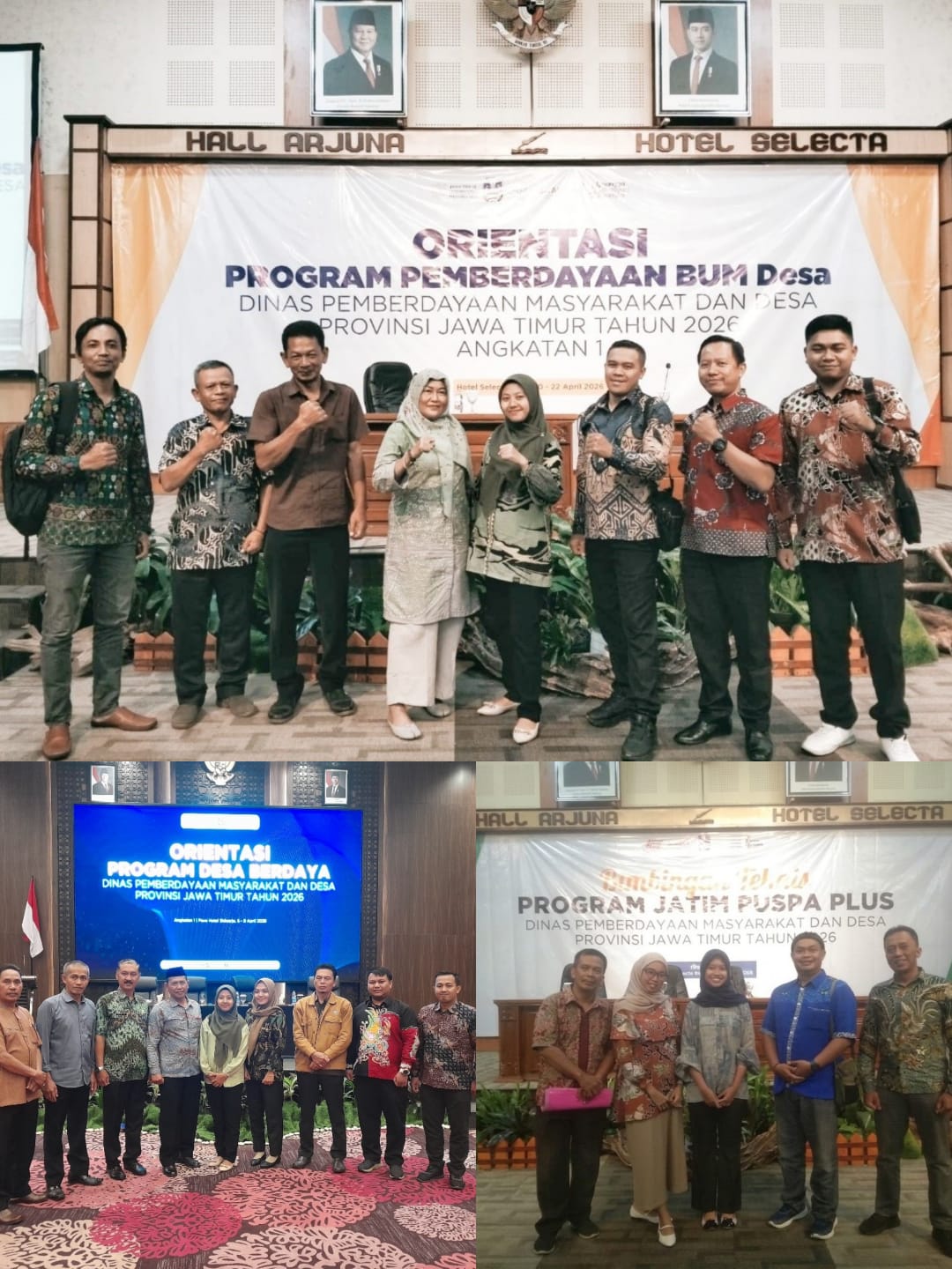7 Desa Mandiri di Lumajang Terima Bantuan Keuangan Khusus (BKK) Provinsi Jawa Timur Bidang Pemberdayaan Masyarakat dan Desa