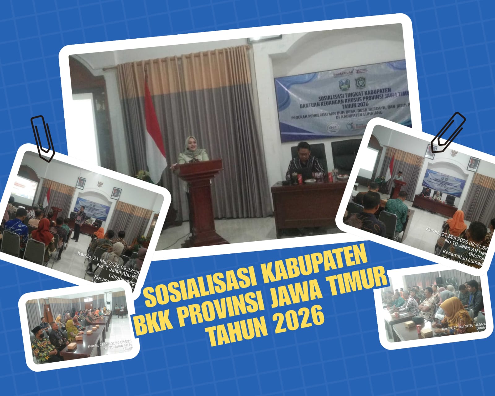 Sosialisasi Kabupaten Bantuan Keuangan Khusus (BKK) Provinsi Jawa Timur Tahun 2026