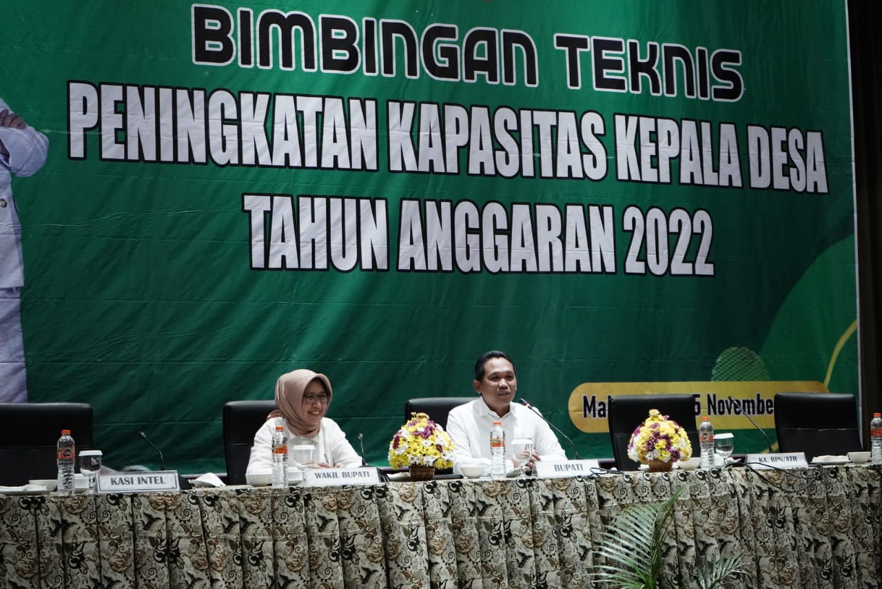Bimbingan Teknis Peningkatan Kapasitas Kepala Desa Tahun Anggaran 2022