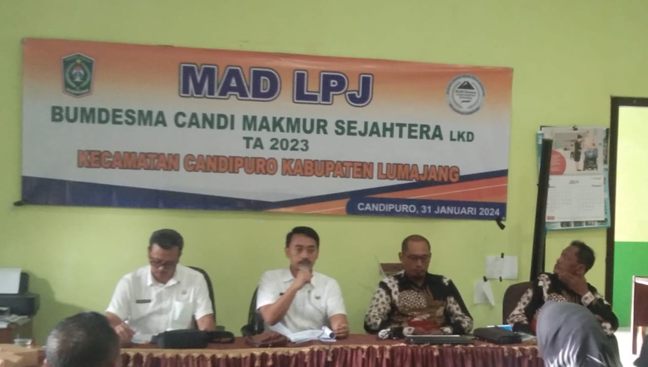 MAD LPJ BUMDesMa Candi Makmur Sejahtera LKD TA.2023 Kecamatan Candipuro